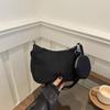 Moda de Estilo Coreano Versátil de Alta Gama Bolso de Hombro Único para Axila para Mujer Otoño 2024 Nuevo Simple Casual Bolso Madre-Hijo