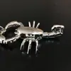 Chaveiro de Metal Escorpião no Atacado em Estoque, Chaveiro 3D Móvel e Giratório, Direto da Fábrica, Personalizável e Disponível para Dropshipping