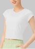 Verão Cool Yoga Manga Curta Confortável Respirável Esportes Top Solto Fitness Training Short-sleeved T-shirt Blusa