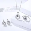 Colgante de plata de ley s925 Damila para Mujer 2020 nuevo lanzamiento estilo coreano Dongdaemun Zirconia cúbica microincrustada collar traje de collar de plata