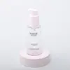 Venta Directa de Fábrica Botella Dispensadora de Loción de Plástico de 50 ml Botella de Bomba de Presión con Interruptor Cónico para Emulsión Acuosa Mascota de Alta Transparencia