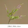 Florero de Flores Secas de Salvia Simuladas de Aspecto Elevado Sala de Estar Arreglo Floral Simple Decoración de Mesa Adornos de Flores Simuladas Flores Artificiales