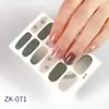 Pegatinas para Uñas Estilo Celebridad de Internet Zhengxiang, Pegatinas para Uñas de Flor Margarita, Impermeables, Suministro para Puestos Callejeros de Douyin, Estilo Francés