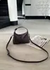 2026 Nova Bolsa de Dumpling Trançada de Couro Genuíno de Nicho Bolsa Transversal com Corrente de Pele de Ovelha Bolsa Almofada Feminina Bolsa de Mão