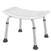 Venta al por mayor de fábrica silla de baño para ancianos taburete de baño de aluminio taburete con respaldo para baño de ancianos taburete de ducha para embarazadas