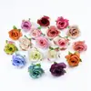 Flores Artificiales de Comercio Exterior Rosa de Seda Cabeza de Flor Artificial Accesorios de Decoración DIY para el Hogar Navidad Año Nuevo Boda