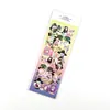 [Personalizado] Popular Animal de Dibujos Animados Coreano Bobobo Pegatinas Coreanas Láser Lindas Pegatinas para Tarjetas de Diario Hecho a Mano