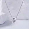 Pingente clássico de cabeça de boi em Prata S925 com Moissanita fábrica direta treme sala de live da mão rápida colar de Moissanita