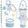 Accesorios Decorativos Stanley Correa de Mano de Cuerda Trenzada Estuche para Labial Llavero Duende Briqueta Funda de Silicona Antideslizante para Taza