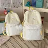Mochila dulce a cuadros y lunares para estudiantes mujeres, alto valor estético, caricatura linda, gran capacidad, mochila ligera