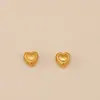 Contas Espaçadoras Banhadas a Ouro de Alta Retenção de Cor Estrela Lua Acessórios para Pulseira DIY Componentes de Joias Banhados a Ouro Brilhantes Estilo Antigo
