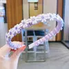 Diadema Dulce, Ondulada, de Malla Floral a la Moda, Lujo Ligero, Versátil, Dentada, Diadema de Aspecto Elevado para Salir, Linda para Mujeres