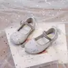 Zapatos de Princesa para Niñas Zapatos de Moda con Cristales Otoño 2025 Nuevos Zapatos para Niños Zapatos de Cuero Brillante Suela Suave Zapatos Individuales para Bebé Niña