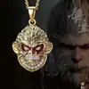 Explosiones Juego Viaje al Oeste Cultura China Atractivo Mito Negro Wukong Juego Colgante Collar Alrededor de Hombres y Mujeres