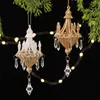 Nuevos Colgantes de Alta Gama de Ins Decoraciones Navideñas Árbol de Navidad Colgantes de Cristal PC Adornos Colgantes
