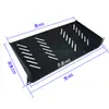 Prateleira de switch para rack 1U, Bandeja para rack 2U, Bandeja montada em rack, Caixa de som tipo totem, Bandeja para amplificador