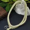 Pulsera de Raíz de Bodhi de Jade Blanco de 108 Cuentas Pulsera de Cuentas de Manzana Pulsera de Cuentas de Barril Cuentas de Semilla de Bodhi Cuentas Redondas Cuentas Sueltas Cuentas Budistas Mayoreo