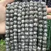 Cuentas Sueltas de Piedra Natural, Cuentas Redondas de Piedra Sésamo Blanco, Accesorios para Joyería DIY, Cuentas para Pulseras, Productos Semiacabados al por Mayor