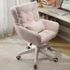 Silla de Computadora, Cómoda y para Sedentarismo, Silla para Estudio en Casa, Silla de Escritorio para Dormitorio, Silla de Maquillaje para Habitación de Niñas, Silla de Oficina Giratoria con Elevación