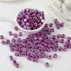 Dopamina Coloridos 6mm Cerámica Cuadrado Pequeño Cuentas Sueltas DIY Pulsera Collar Cadena de Teléfono Móvil Joyería con Cuentas Accesorios