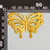 Ferro antigo flor mista flor borboleta grampo de noiva adereço de cabeça de boneca material 200