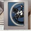 Lujo Ligero Pintura de Luz Entrada Sala de Estar Pintura Decorativa Tira de Luces LED Pintura Pasillo Colgante Pintura Artística Lujo Ligero Murales de Pasillo