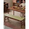 Nuevo cojín para banco estilo chino de imitación de ratán, fresco y transpirable para el verano, antideslizante, banco largo de madera maciza, cojín para asiento de banco de cambio de zapatos en la entrada