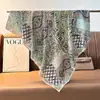 90 Nuevo Estilo Exótico Azul Otoño/Invierno Versátil Bufanda Exterior de Terciopelo para Mujer, Bufanda Cálida, Pañuelo para el Cuello, Bufanda Cuadrada Grande