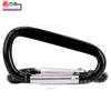 Mosquetón de aleación de aluminio hebreo No. Hebilla de escalada de color de 7 líneas planas en forma de D de 6,2 pulgadas, para ropa, mochila, gancho rápido