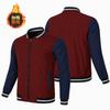 Comercio Exterior 2024 Nueva Tendencia Deportivas y de Ocio Uniformes de Béisbol, Chaquetas de Moda Tallas Grandes, Camisas Publicitarias, Chaquetas de Algodón Color Liso