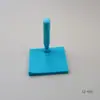 Placa de Escrita Quadrada e Redonda de Silicone com Impressão de Logotipo, Bloco de Notas Mini Apagável e Reutilizável, Quadro de Mensagens, Papelaria Criativa