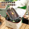 Nueva Caja Cuadrada de Acero Inoxidable para Conservar la Frescura, Caja Sellada para Preparación de Verduras para Exteriores, Caja de Almacenamiento para Refrigeración Doméstica, Almuerzo para Llevar
