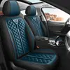Cojines para asiento de coche de cobertura completa en stock, asientos individuales y dobles de la primera fila, juego completo para coches de cinco plazas, cojines de asiento de cuero, adecuados para todas las estaciones