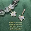 Acessórios DIY de Cristal Alta Retenção de Cor Banhado a Prata Estilo Corte Pingente de Zircônia Anel Pendente Estrela Lua Acessórios para Pulseira