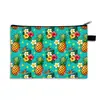 Cartera de Monedas de Gran Capacidad para Frutas Frescas Transfronteriza Bolsa Sencilla Cuadrada para Guardar Material de Oficina Estuche Grande para Estudiantes Estuche de Lápices de Fresas