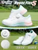 Zapatos de Golf Pgm Verano Zapatos de Mujer Impermeables Perilla Zapatos Deportivos Amortiguación Antideslizante Zapatos Ligeros Sin Tacos
