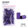 Anéis de Lixamento para Polimento de Unhas, Rolos de Lixa para Polimento, Anéis de Lixa de Alta Qualidade para Brocas de Unha, Coloridos, 100 Peças/Pacote