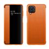 Funda de Cuero para Samsung A12 5G Funda de Cuero para Samsung a12 5G Edición Cubierta Completa Patrón de Cuero Liso Funda Protectora Resistente a Caídas