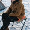 Cojín de Asiento Calefactable para Camping al Aire Libre de Otoño e Invierno en Amazon Transfronterizo con Tres Niveles Ajustables, Bolsillo Integrado, Cojín de Asiento Impermeable