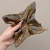 Nuevo pañuelo cuadrado versátil scrunchie para verano, adecuado para coletas bajas de uso diario, accesorio para el cabello de alta elasticidad