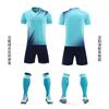 Conjunto de Uniforme de Futebol para Homens com Texto Estampado, Competição Adulta, Uniforme de Treino Estudantil, em Estoque, Atacado de Fábrica, Verão, Infantil de Secagem Rápida