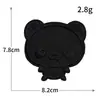 Patch de Tecido Bordado Preto Autoadesivo Sem Costura para Jaqueta de Penas DIY Patch para Roupa com Buraco Insígnia de Letra Bordado Computadorizado