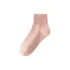 Meias Femininas de Verão Finas Curtas Construção Sem Costura Absorventes de Suor Respiráveis Meias de Estudante Morandi Casuais Versáteis Meia-Calça