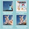 Pegatinas de Animales de Pascua al por Mayor Dibujos Animados Transfronterizos Conejo 3D Pegatinas Estáticas para Ventanas, Baños, Fiestas Navideñas, Pegatinas para Ventanas