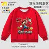 Sudadera de Colaboración de Mario para Niños y Niñas, Ropa de Merchandising de Dibujos Animados Anime Super Mario Luigi, Ropa de Primavera y Otoño para Niños