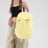 Nylon Pano Grande Capacidade Bolsa Feminina Simples Verão Nova Leve Fresca Mochila Dobrável Bolsa Casual