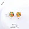 Acessórios DIY de ouro de longa data Xiangyun contas espaçadoras de cabaça da sorte vazadas contas redondas