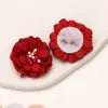 Versión Coreana Ins Versátil 3cm Fibra Ultra Flor de Margarita Artificial Material para Accesorios de Pasador de Pelo Sombrero Tocado Flor de Zapato DIY