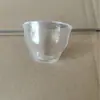 Vidrio resistente al calor soplado a mano textura de patrón de martillo sala de té casera juego de té japonés Kung Fu hecho a mano taza de degustación