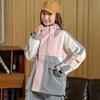 Chaqueta con Capucha de Manga Larga a la Moda para Mujer, Nueva Colección Primavera y Otoño 2026, Holgada, Tendencia, Estilo Ropa de Trabajo con Forro de Felpa y Acolchado, Chaqueta de Béisbol Estilo Hong Kong